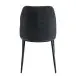 Esszimmerstuhl >Norela< (2er-Set) in anthrazit/schwarz Chenille-Optik - 47x83x56 (BxHxT)