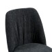 Esszimmerstuhl >Norela< (2er-Set) in anthrazit/schwarz Chenille-Optik - 47x83x56 (BxHxT)