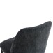 Esszimmerstuhl >Norela< (2er-Set) in anthrazit/schwarz Chenille-Optik - 47x83x56 (BxHxT)