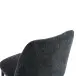 Esszimmerstuhl >Norela< (2er-Set) in anthrazit/schwarz Chenille-Optik - 47x83x56 (BxHxT)
