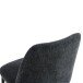 Esszimmerstuhl >Norela< (2er-Set) in anthrazit/schwarz Chenille-Optik - 47x83x56 (BxHxT)