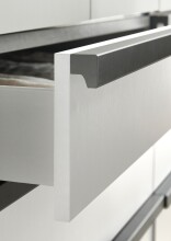 Falttürenschrank >OXFORD< in WEISS mit Schubladen - 300x216x58cm (BxHxT)
