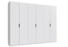 Falttürenschrank >OXFORD< in WEISS -...