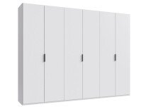 Falttürenschrank >OXFORD< in WEISS -...