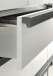 Falttürenschrank >OXFORD< in WEISS mit Spiegel - 100x236x58cm (BxHxT)