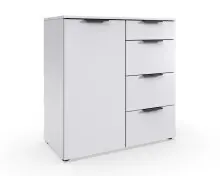 Kommode >OXFORD< in WEISS - 81x84x41cm (BxHxT)
