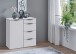 Kommode >OXFORD< in WEISS - 81x84x41cm (BxHxT)