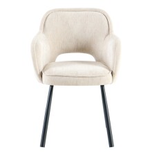 Esszimmerstuhl >Lomvik< (2er-Set) in creme/schwarz...