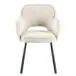 Esszimmerstuhl >Lomvik< (2er-Set) in creme/schwarz Chenille-Optik - 58x87x60 (BxHxT)