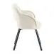 Esszimmerstuhl >Lomvik< (2er-Set) in creme/schwarz Chenille-Optik - 58x87x60 (BxHxT)
