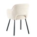 Esszimmerstuhl >Lomvik< (2er-Set) in creme/schwarz Chenille-Optik - 58x87x60 (BxHxT)