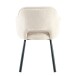 Esszimmerstuhl >Lomvik< (2er-Set) in creme/schwarz Chenille-Optik - 58x87x60 (BxHxT)