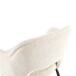 Esszimmerstuhl >Lomvik< (2er-Set) in creme/schwarz Chenille-Optik - 58x87x60 (BxHxT)