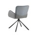 Armlehnstuhl >Molivo< (2er-Set) in anthrazit/schwarz Chenille-Optik - 58x84x64 (BxHxT)