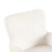 Armlehnstuhl >Molivo< (2er-Set) in creme/schwarz Chenille-Optik - 58x84x64 (BxHxT)
