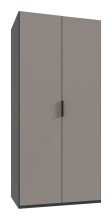 Falttürenschrank >OXFORD< in GRAFIT +...