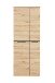 Aktenschrank >Memphis< in Artisan Eiche Dekor / Graphit - 75x197x38 (BxHxT)