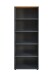 Aktenregal >Memphis< in Graphit / Artisan Eiche Dekor - 75x197x38 (BxHxT)