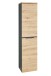 Aktenschrank >Memphis< in Artisan Eiche Dekor / Graphit - 45x197x38 (BxHxT)