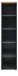 Aktenregal >Memphis< in Artisan Eiche Dekor / Graphit - 45x197x38 (BxHxT)