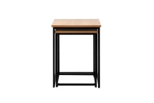 Satztisch >Trelleborg< (2er-Set) Artisan / schwarz - 40x50x40 / 35x45x35cm