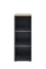 Aktenregal >Memphis< in Artisan Eiche Dekor / Graphit - 45x122x38 (BxHxT)