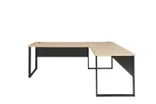 Eckschreibtisch >Memphis< in Artisan Eiche Dekor /...