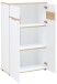 Aktenschrank >Memphis< in Weiß / Artisan Eiche Dekor - 75x122x38 (BxHxT)