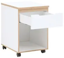 Rollcontainer >Memphis< in Weiß / Artisan...