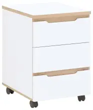 Rollcontainer >Memphis< in Weiß / Artisan...