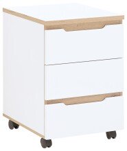 Rollcontainer >Memphis< in Weiß / Artisan...