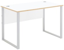 Schreibtisch >Memphis< in Weiß / Artisan /...