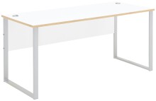 Schreibtisch >Memphis< in Weiß / Artisan /...