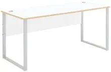 Schreibtisch >Memphis< in Weiß / Artisan /...