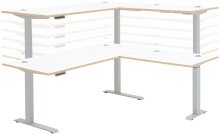 Eckschreibtisch >Memphis< höhenverstellbar,...