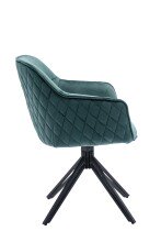 Armlehnstuhl >Emma< (1stk) drehbar, in grün,...