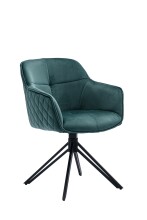 Armlehnstuhl >Emma< (1stk) drehbar, in grün,...