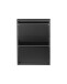 Schuhkipper >BLACK< (1stk) Schwarz lackiert, Metall, montiert - 50x72x15 (BxHxT)