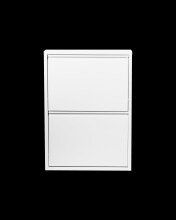 Schuhkipper >WIT< in Weiß, Lackiert, montiert...