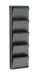 Schuhkipper >CLIP< (1stk) Metall / schwarz-anthrazit, montiert - 50x172x13,5 (BxHxT)