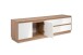 Lowboard >Phoenix< in Dekor Artisan Oak / weiß - 175x50,5x40cm (BxHxT)