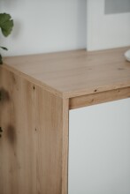 Highboard >Phoenix< in Dekor Artisan Oak / weiß - 101,5x139,5x40cm (BxHxT)