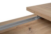 Kulissen-Esstisch >Avant< ausziehbar, Dekor Artisan Oak / schwarz - 160/200x76x90cm (BxHxT)