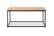Couchtisch >Trelleborg< in Dekor Artisan Oak / schwarz - 90x40x48 (BxHxT)