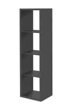 Regal >Max< in anthrazit - 38x141x33cm (BxHxT)