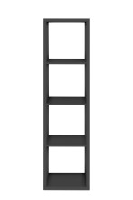 Regal >Max< in anthrazit - 38x141x33cm (BxHxT)