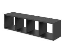 Regal >Max< in anthrazit - 38x141x33cm (BxHxT)