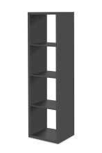 Regal >Max< in anthrazit - 38x141x33cm (BxHxT)