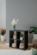 Regal >Max< in anthrazit - 73x73x33cm (BxHxT)