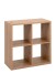 Regal >Max< in Dekor Artisan Oak - 73x73x33cm (BxHxT)